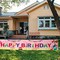 VUDECO Large Happy Birthday Banner Happy Birthday Party Decor Happy Birthday Yard Sign